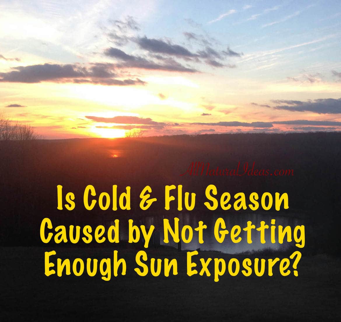 Vitamin D connection to Cold and Flu Season