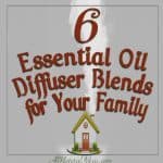 Essential oil diffuser family blends