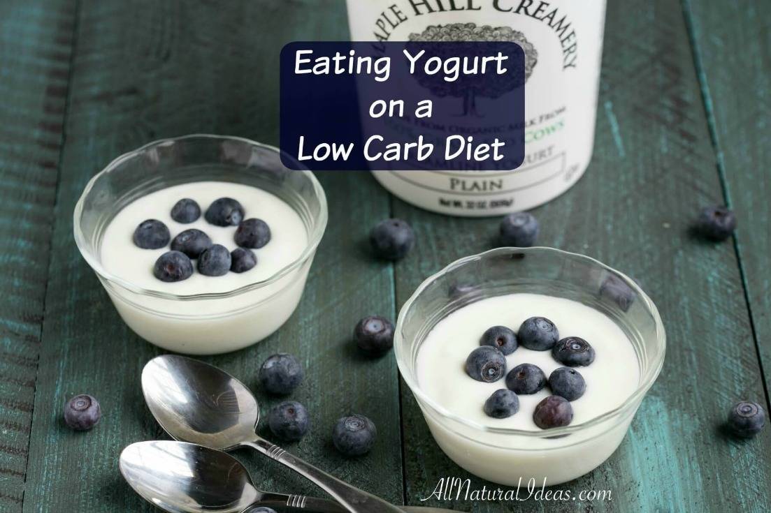 Low carb diets call for foods to be low in carbohydrates. Labels on yogurt depict them as being high carb. Is there a low carb yogurt option? | allnaturalideas.com