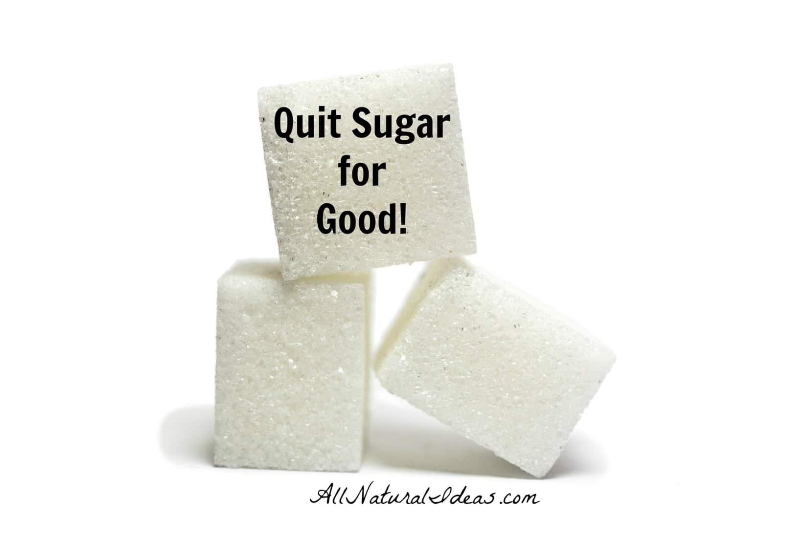 Quit sugar addiction for good and detox
