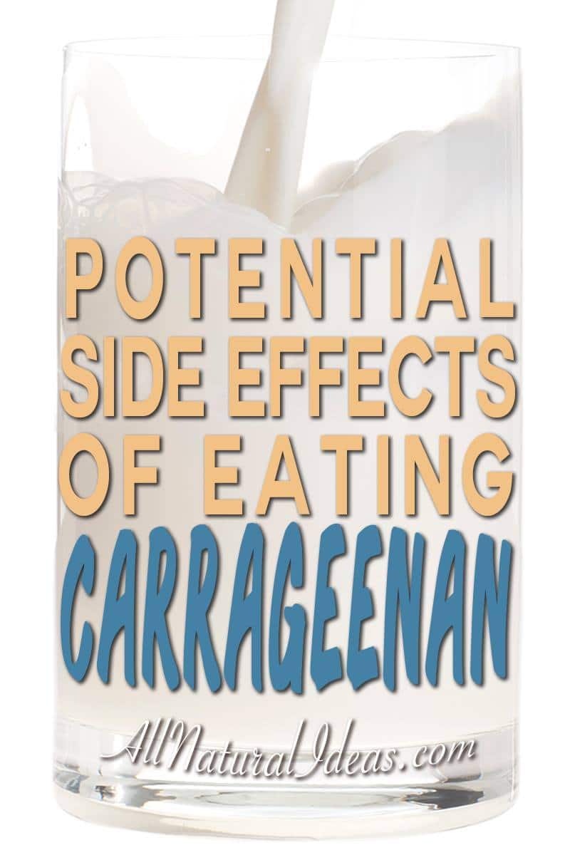 Carrageenan health risks and side effects