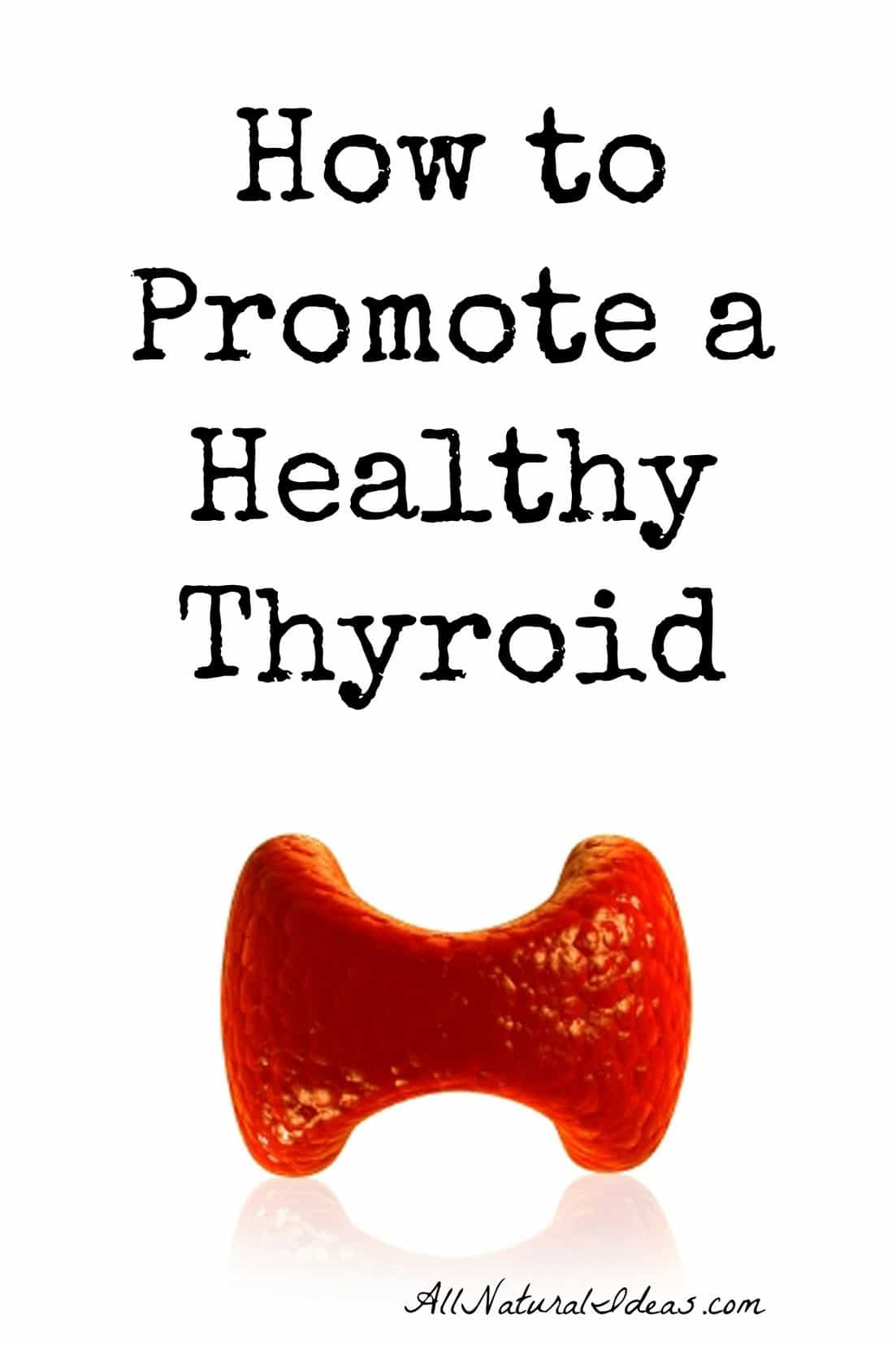 Promoting a healthy thyroid with food and lifestyle