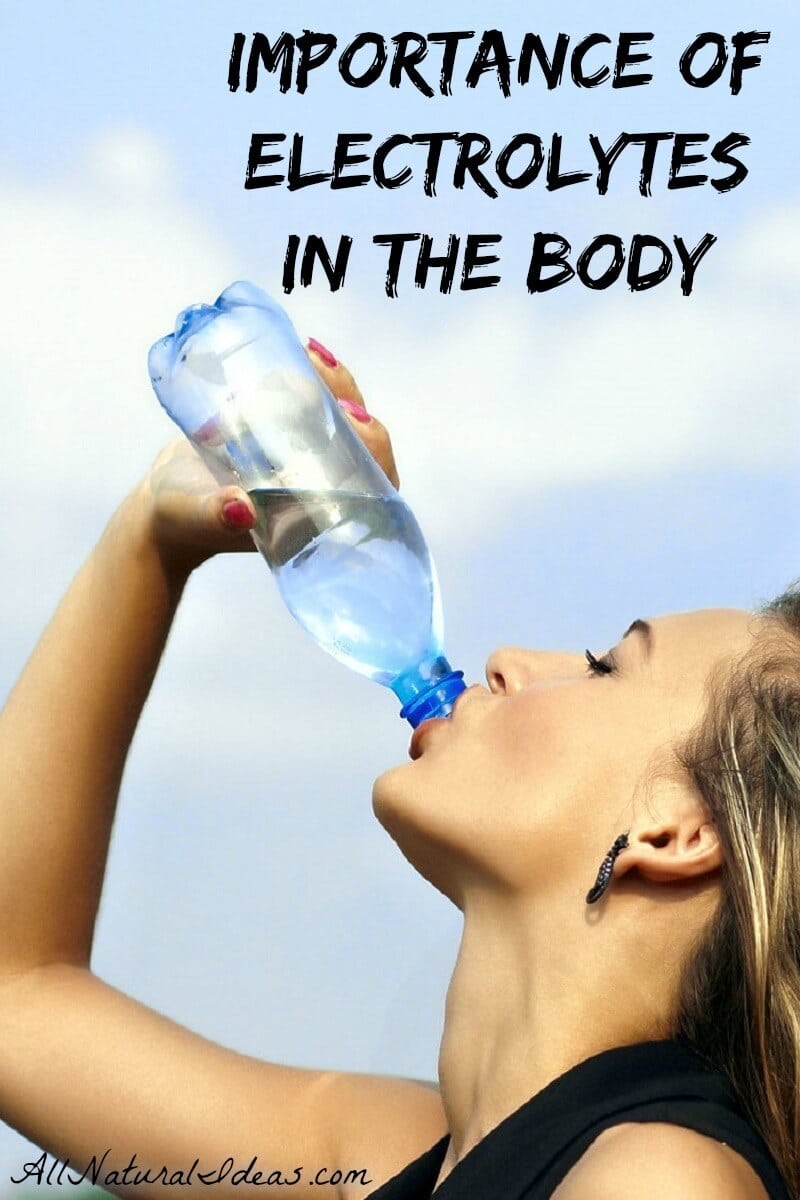 Importance of electrolytes in the body