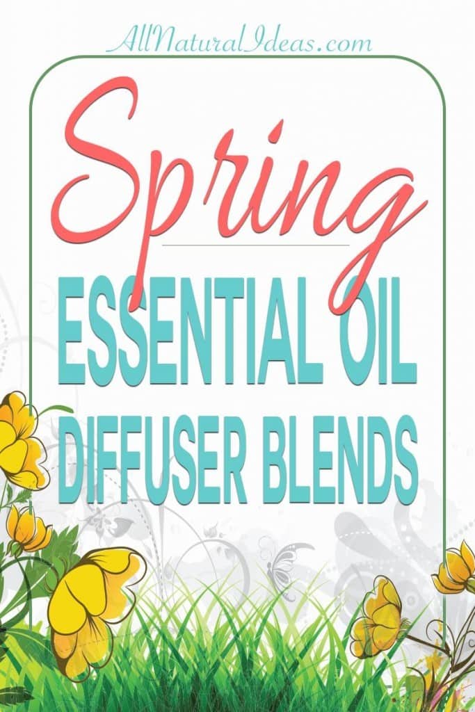 Welcome the warmer weather with these 10 spring essential oil diffuser blends. They are sure to put you a little spring in your step! | allnaturalideas.com