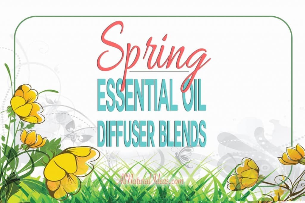 Welcome the warmer weather with these 10 spring essential oil diffuser blends. They are sure to put you a little spring in your step! | allnaturalideas.com
