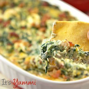 ITS YUMMI cheesy-spinach-dip-with-bacon-recipe-image-718x1221