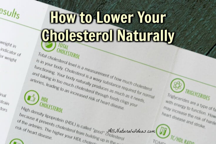 Drugs may not be necessary to lower cholesterol. It can be done naturally. Let's take a look at how to lower your cholesterol naturally with proven methods. | allnaturalideas.com