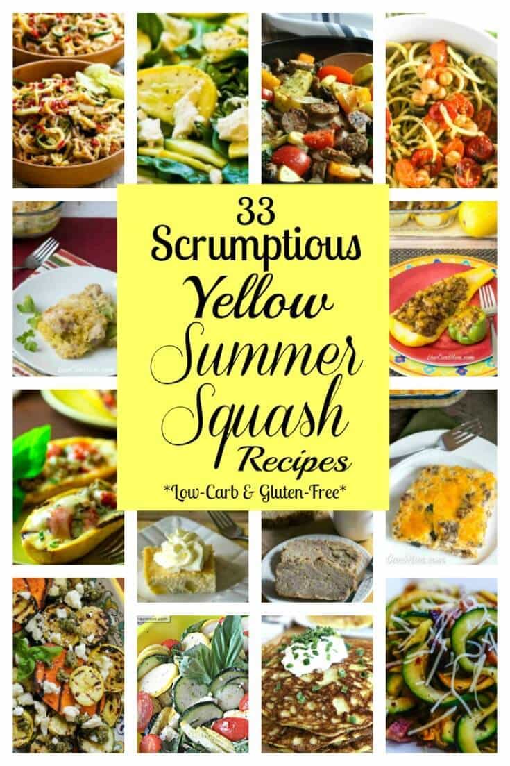 Yellow summer squash is an easy to grow vegetable. What do you do with all the squash? We make scrumptious low carb yellow summer squash recipes!
