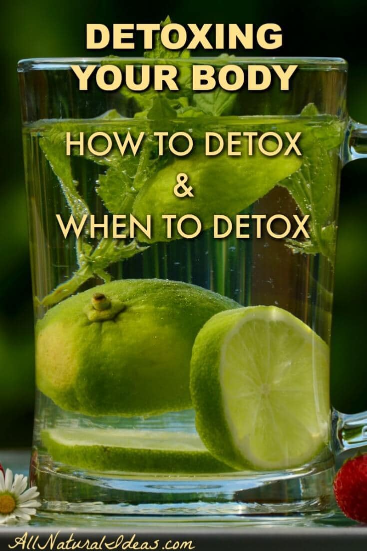 How do you know when it’s time to detox? Let’s take a look at some signs that you are in need of detoxing your body to improve health and wellness. | allnaturalideas.com