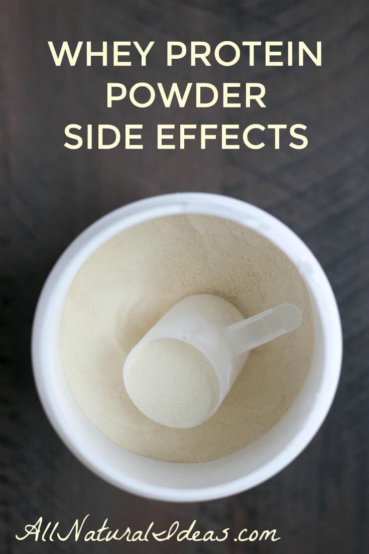 Whey protein powder side effects