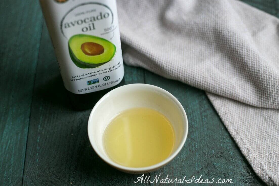 Avocado oil for hair and skin