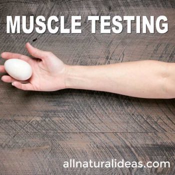Muscle testing food sensitivity