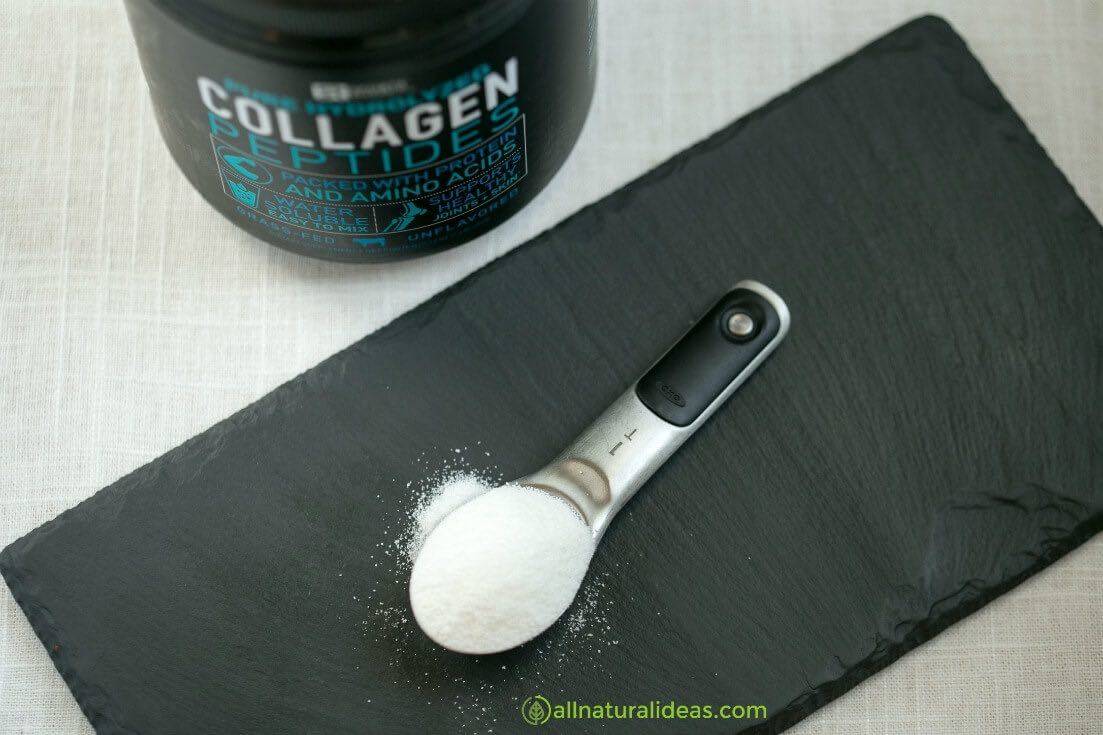 Marine collagen peptides benefits spoon