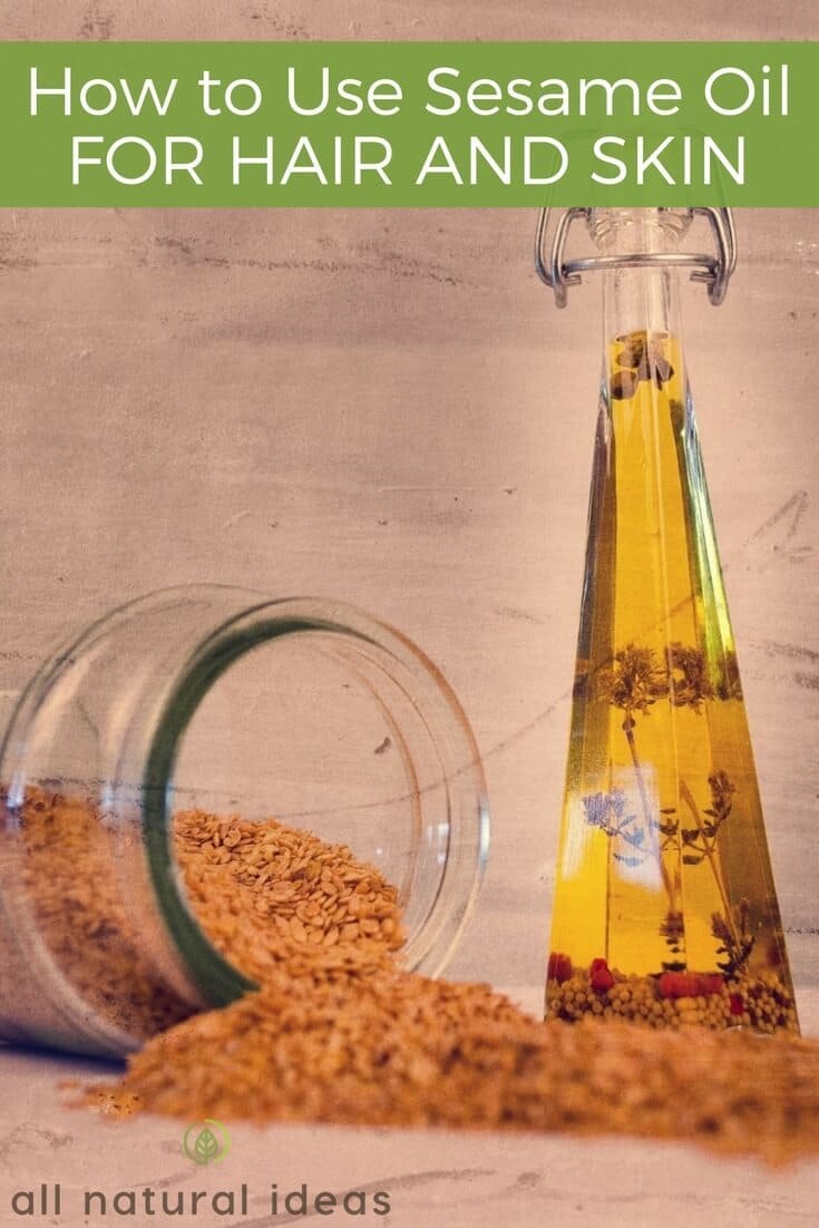 How to use sesame oil for hair and skin