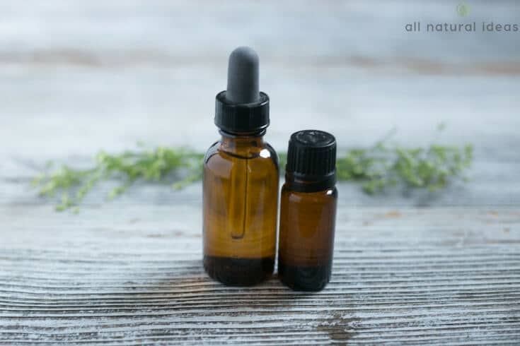 Best essential oils for eczema in a dropper and roll-on bottle