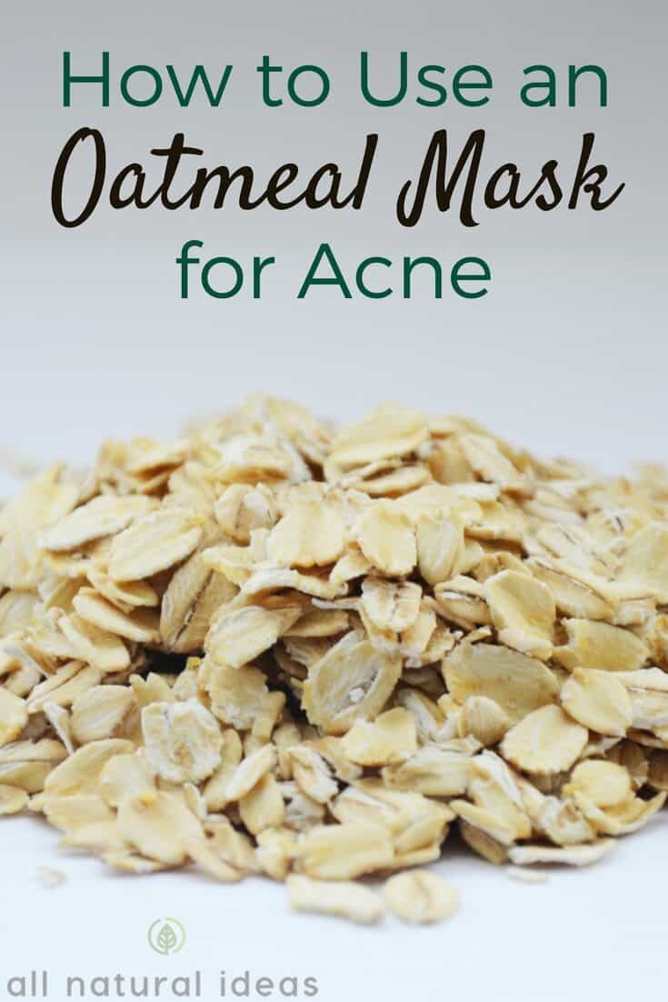 How to use an oatmeal mask for acne