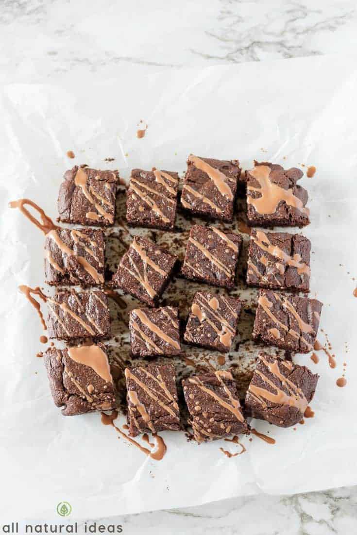 Tasty paleo brownies with paleo chocolate