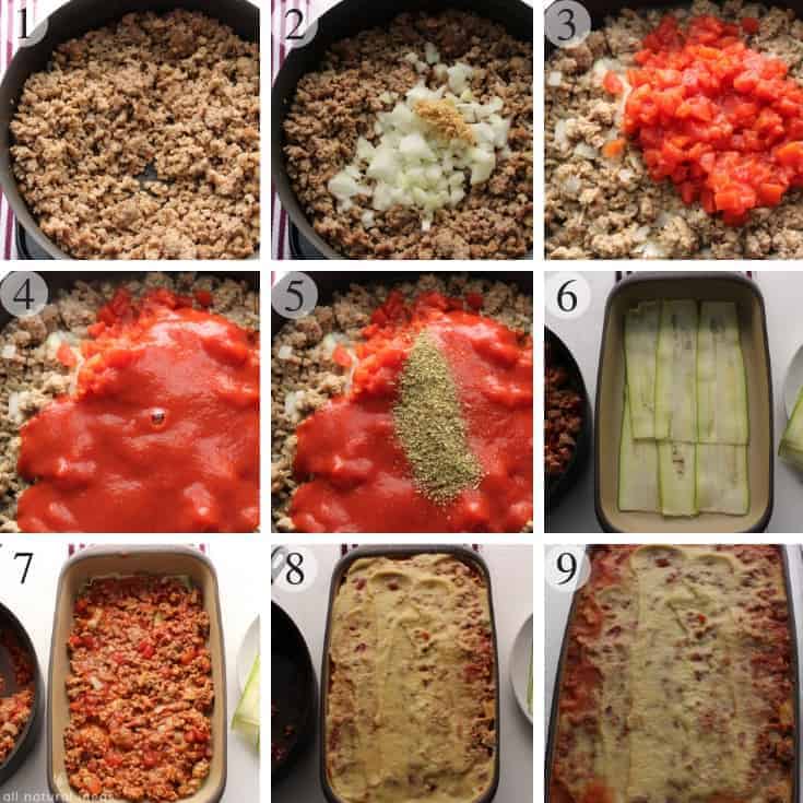 How to make an easy paleo zucchini lasagna