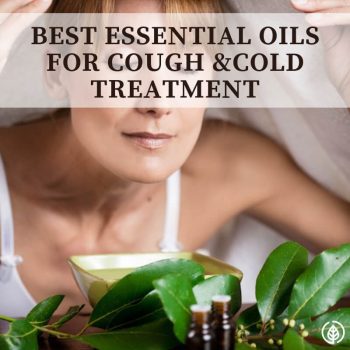 Steam inhalation of essential oils for cough and colds.