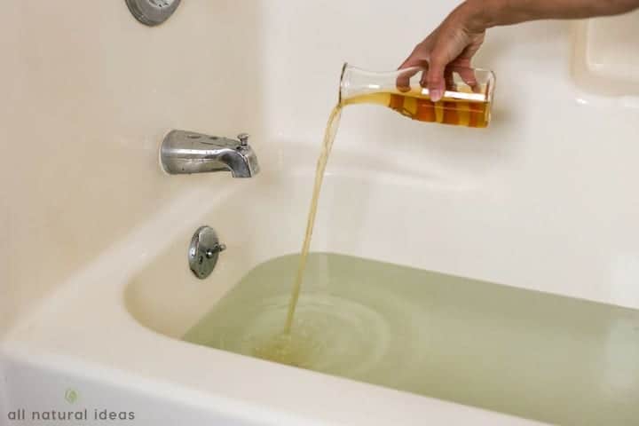 apple cider vinegar bath treatment for utilities