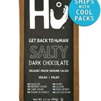 Hu Chocolate Bars | 4 Pack Salty | Natural Organic Vegan, Gluten Free, Paleo, Non GMO, Fair Trade Dark Chocolate | 2.1oz Each