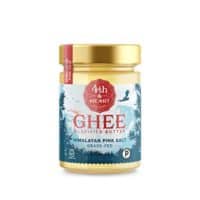 Himalayan Pink Salt Grass-Fed Ghee Butter by 4th & Heart, 9 Ounce, Pasture Raised, Non-GMO, Lactose Free, Certified Paleo, Keto-Friendly