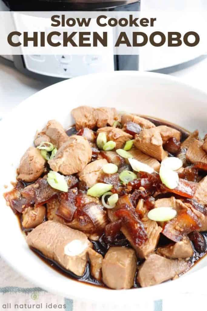 slow cooker chicken adobo