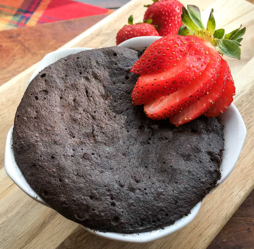 Easy Keto Chocolate Mug Cake | All Natural Ideas
